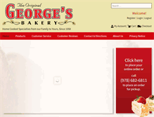 Tablet Screenshot of gbakery.com